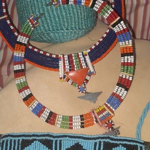 Hand made masai jewelry brought back from Kenya
